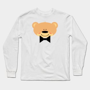 Teddy bear with Bowtie Long Sleeve T-Shirt